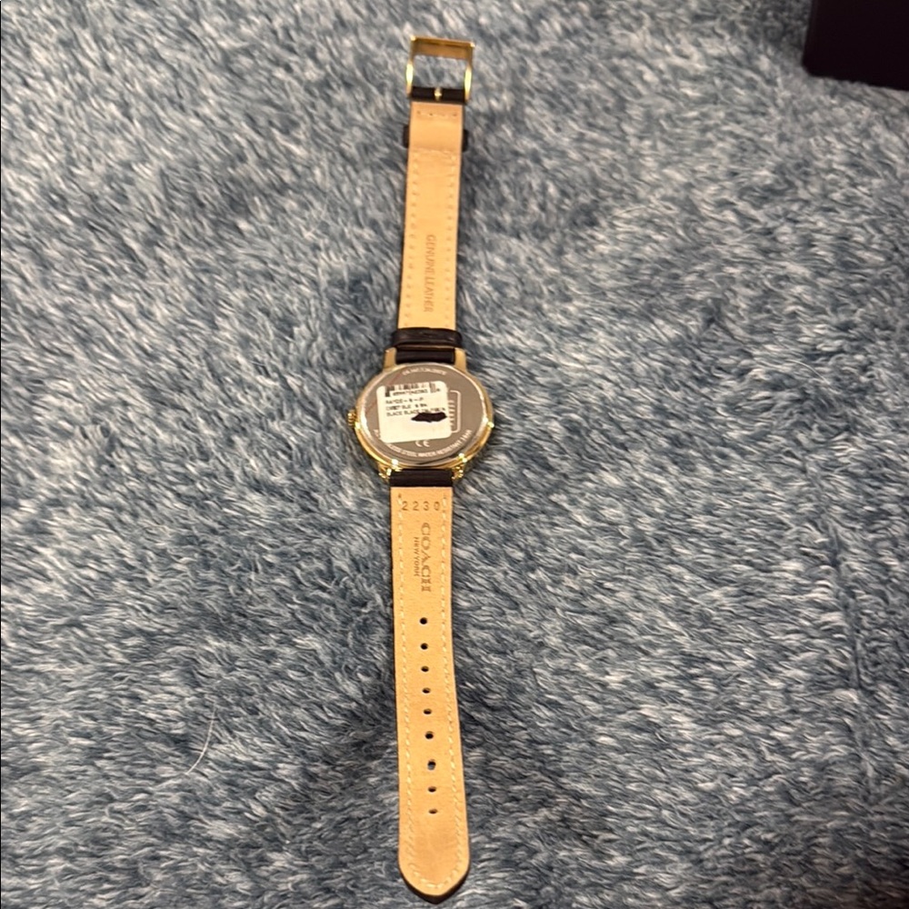 Coach Gold and Black Chronograph Watch - Picture 3 of 4